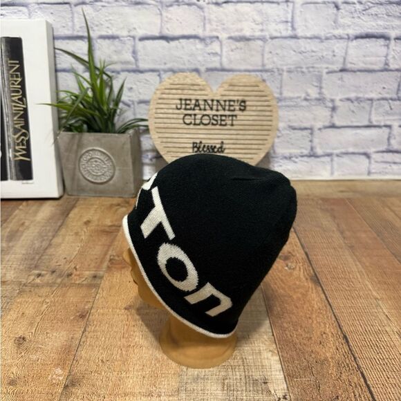 Burton Spell Out Beanie 90’s Y2K Reversible - Picture 6 of 7